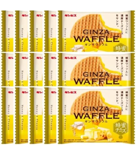 ギンビス ギンザワッフルミニ 癒しのチーズケーキ風味 72g×12袋入×(2ケース)｜ 送料無料 お菓子 ビスケット ワッフル おやつ Amazon.co.jp: ギンビス ギンザワッフルミニ癒しのチーズケーキ風味